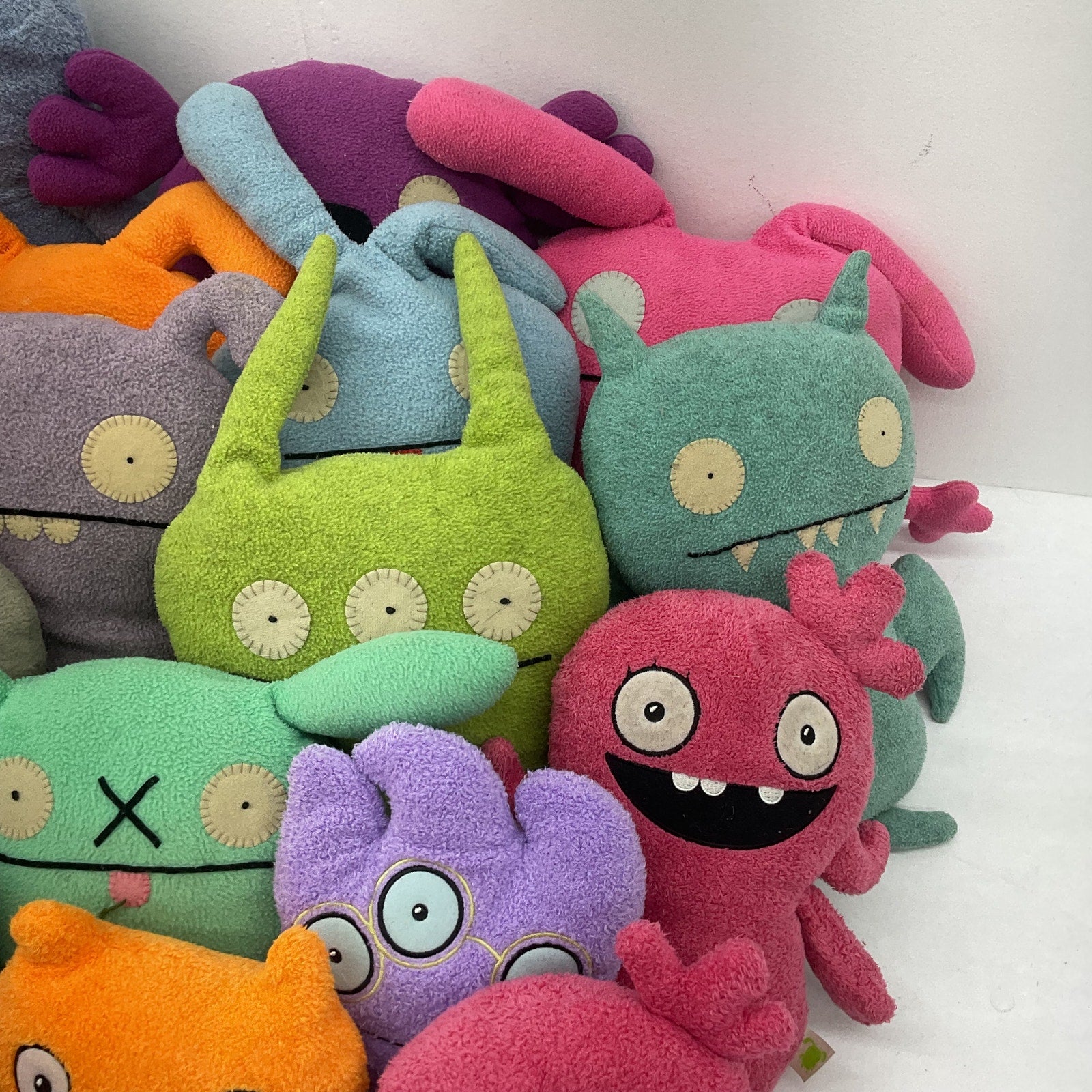 Preowned LOT 13 lbs Ugly Dolls Fleece Monster Stuffed Animals Plush Toys Mixed - Warehouse Toys