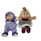 Preowned LOT 2 CPK Cabbage Patch Kids Baby Soft Body Dolls Girls - Warehouse Toys