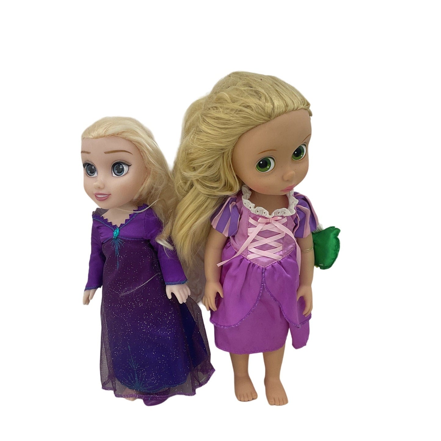 Preowned LOT 2 Disney Princess Play Dolls Rapunzel Tangled Elsa - Warehouse Toys