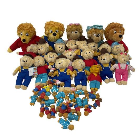 Preowned LOT 5 lbs Berenstain Bears Family Plush Dolls & Vintage Toy Figures - Warehouse Toys