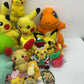 Preowned LOT 9 lbs Pokemon Mixed Character Plush Dolls Pikachu Meowth Charmander - Warehouse Toys