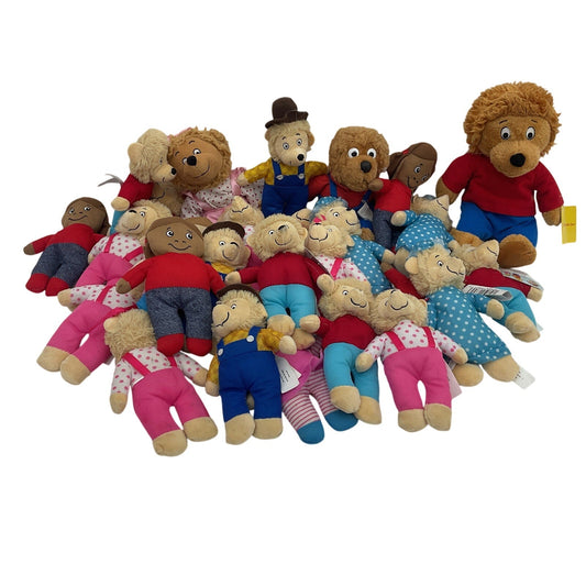 Preowned LOT Berenstain Bears Family Character Plush Dolls Mama Papa Sis Bro - Warehouse Toys