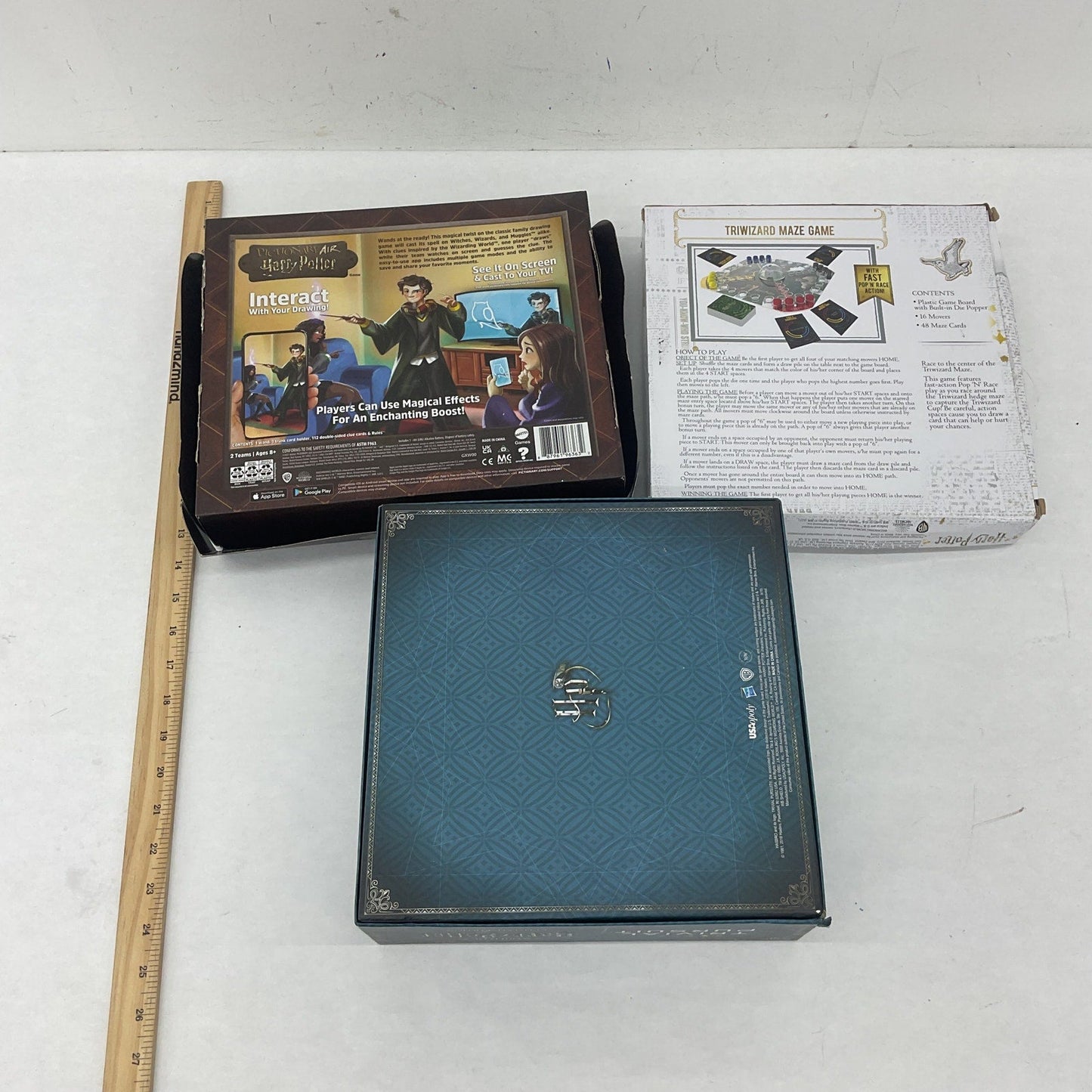 Preowned LOT Board Games Harry Potter Themed Pictionary Trivial Pursuit Maze - Warehouse Toys