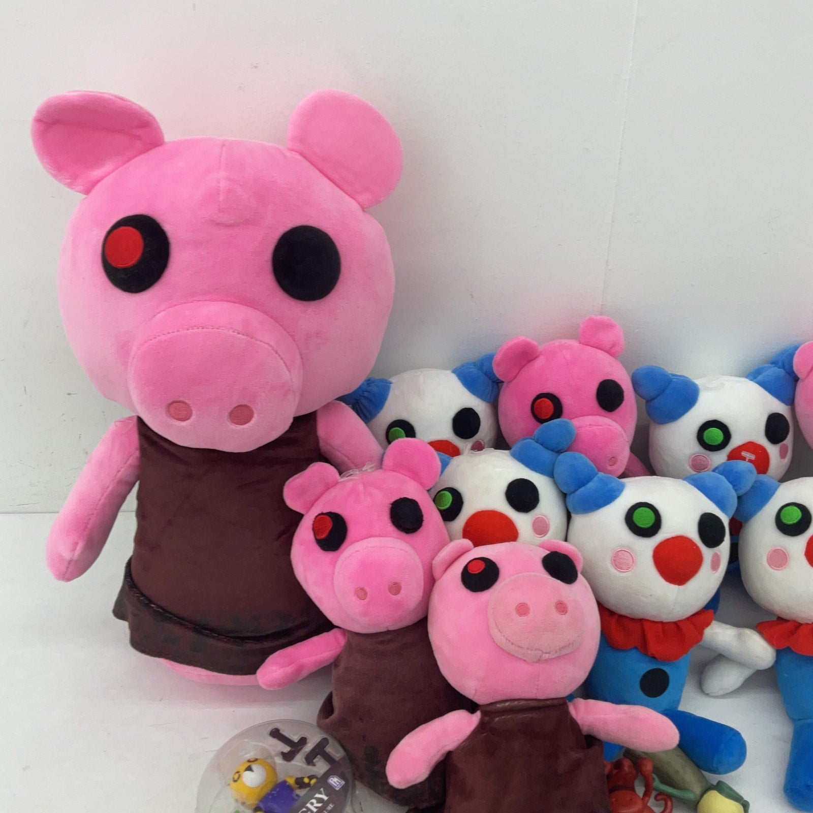 Preowned LOT Georgie Penny & Others Piggy Character Plush Dolls Toys Figures 5lb - Warehouse Toys