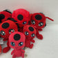 Preowned LOT Miraculous Ladybug Mixed Character Plush Toys Dolls Tikki Etc - Warehouse Toys