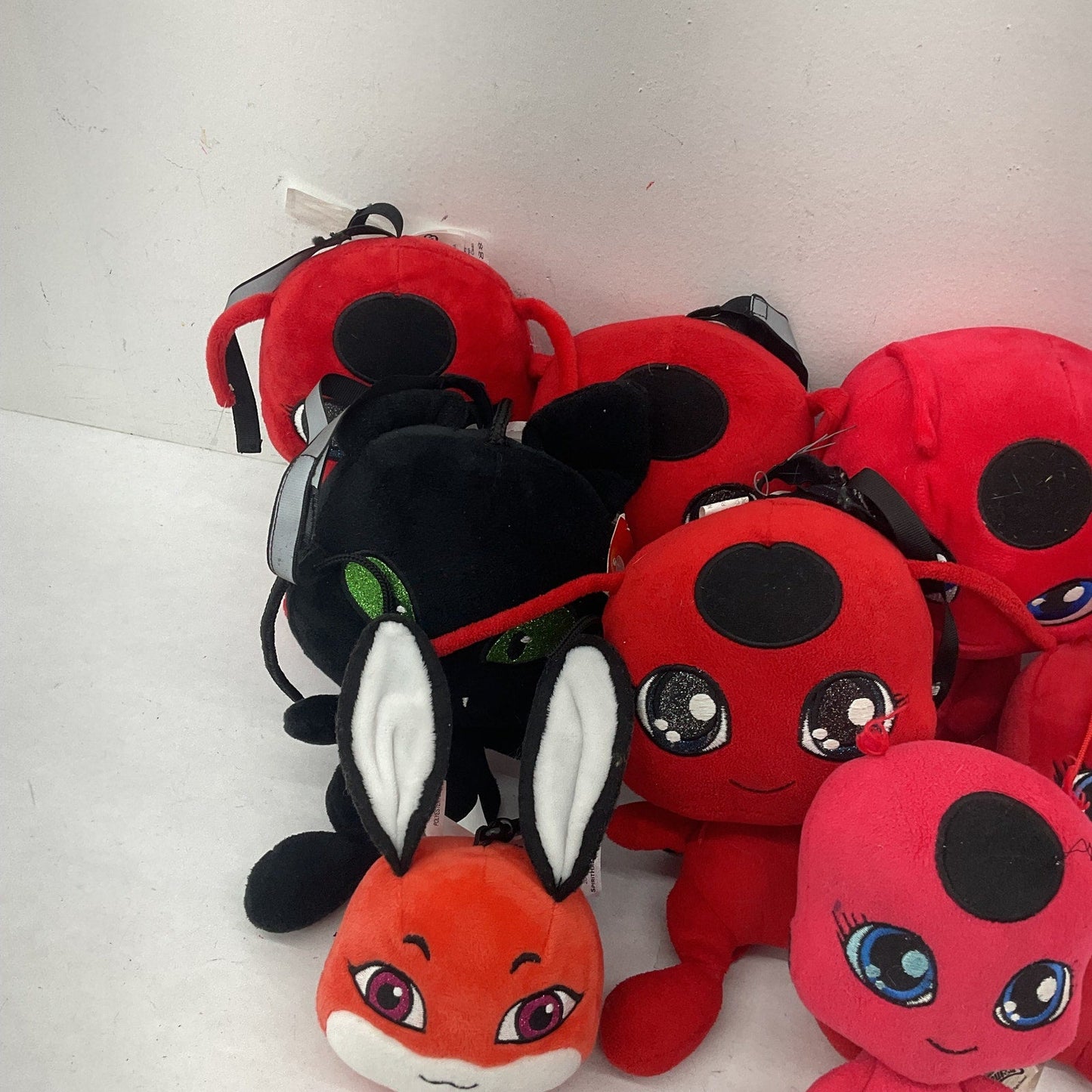 Preowned LOT Miraculous Ladybug Mixed Character Plush Toys Dolls Tikki Etc - Warehouse Toys