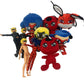 Preowned LOT Miraculous Ladybug Mixed Character Soft Plush Toys & Figures - Warehouse Toys