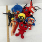 Preowned LOT Miraculous Ladybug Mixed Character Soft Plush Toys & Figures - Warehouse Toys