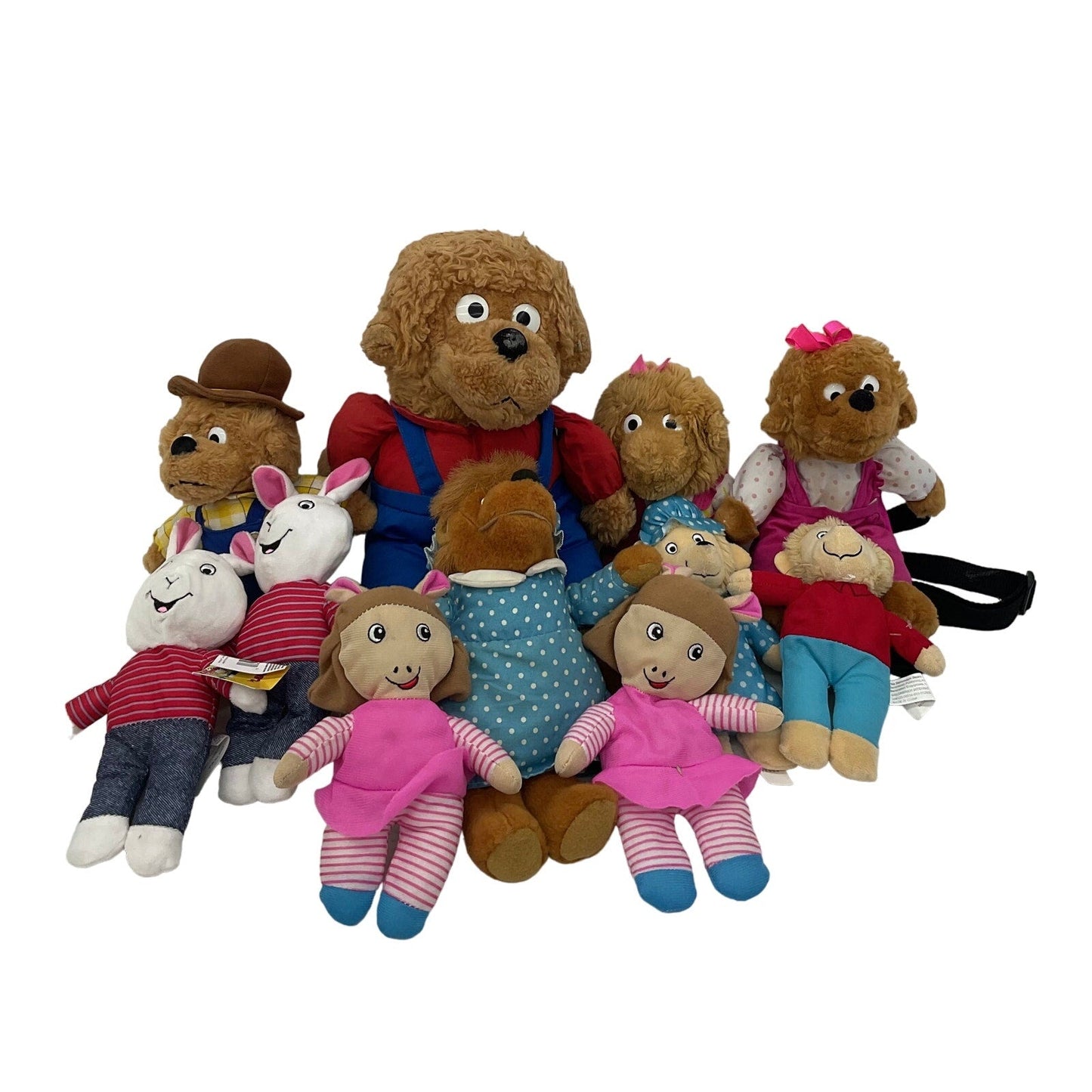 Preowned LOT Mixed Berenstain Bears & Arthur Read Plush Dolls D.W. Buster - Warehouse Toys