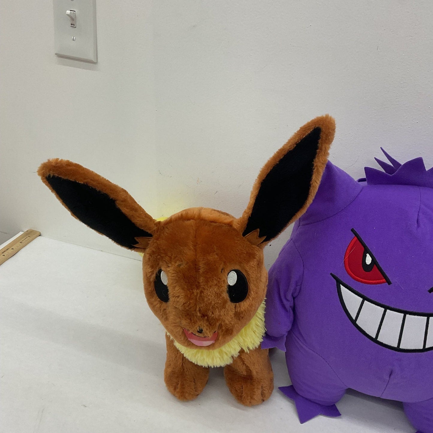 Preowned LOT Pokemon Stuffed Animals Mixed Characters Gengar Eevee Pikachu - Warehouse Toys