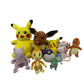 Preowned LOT Pokemon Stuffed Animals Mixed Characters Mewtwo Eevee Charmander - Warehouse Toys