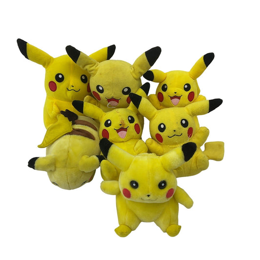 Preowned LOT Pokemon Stuffed Animals Mixed Characters Yellow Pikachu Dolls - Warehouse Toys