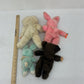 Preowned LOT Russ Berrie Others Rubber Faced Bunny Bear Thumb Sucking Dolls VTG - Warehouse Toys