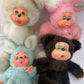 Preowned LOT Russ Berrie Others Rubber Faced Bunny Bear Thumb Sucking Dolls VTG - Warehouse Toys