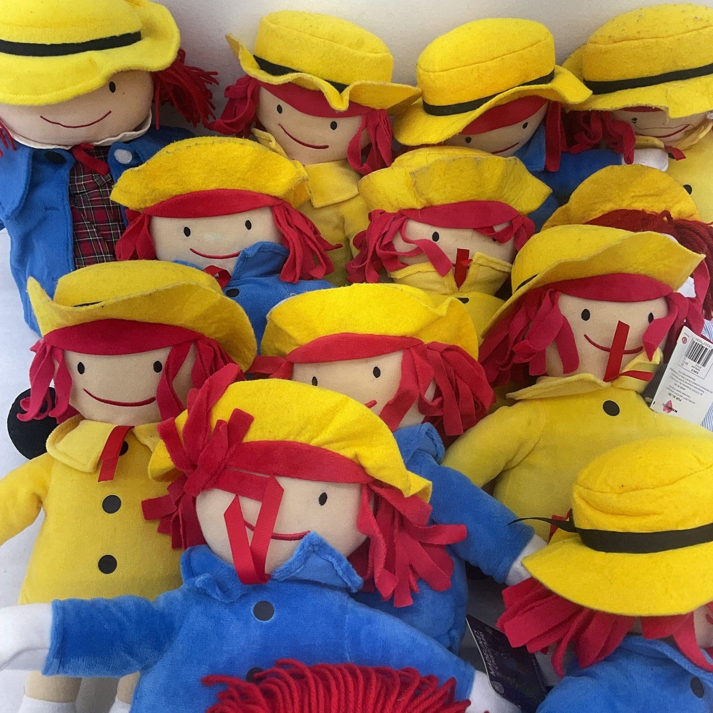 Preowned Madeleine Kohls & Others Storybook Character Girl Yellow Coat Dolls LOT - Warehouse Toys