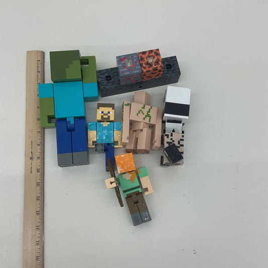 Preowned Minecraft Toy Figures Loose Used LOT Assorted Mixed Hulk - Warehouse Toys