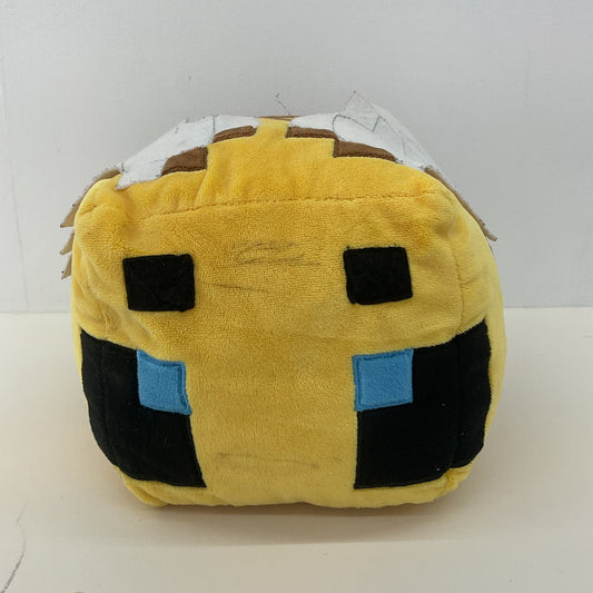 Preowned Minecraft Yellow Large Bee Insect Plush Pillow Doll Stuffed - Warehouse Toys