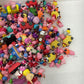 Preowned Mixed LOT 10 lbs Peppa Pig Toy Figures Figurines Cake Toppers Vehicles - Warehouse Toys