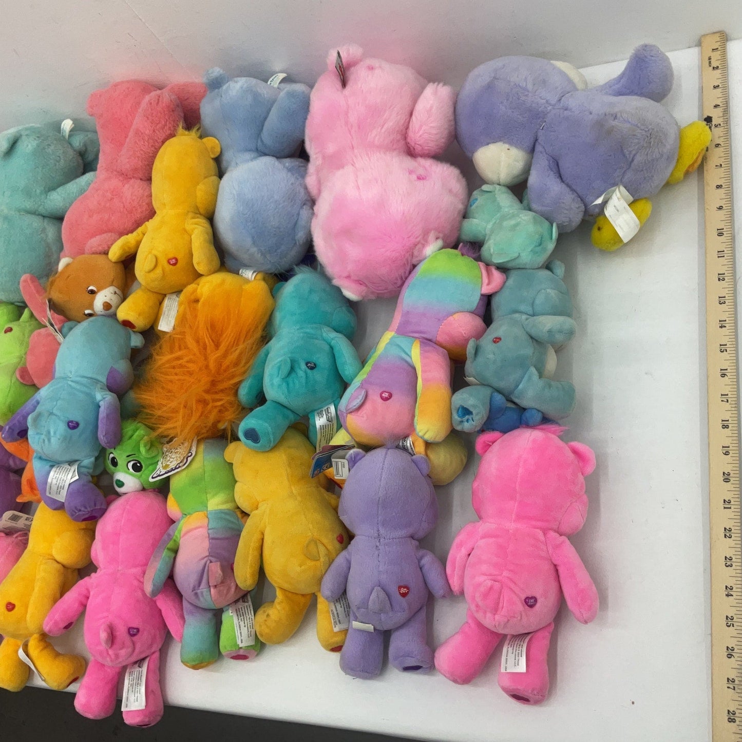 Preowned Mixed LOT 11 lbs Care Bears Character Plush Dolls Toys Stuffed Animals - Warehouse Toys
