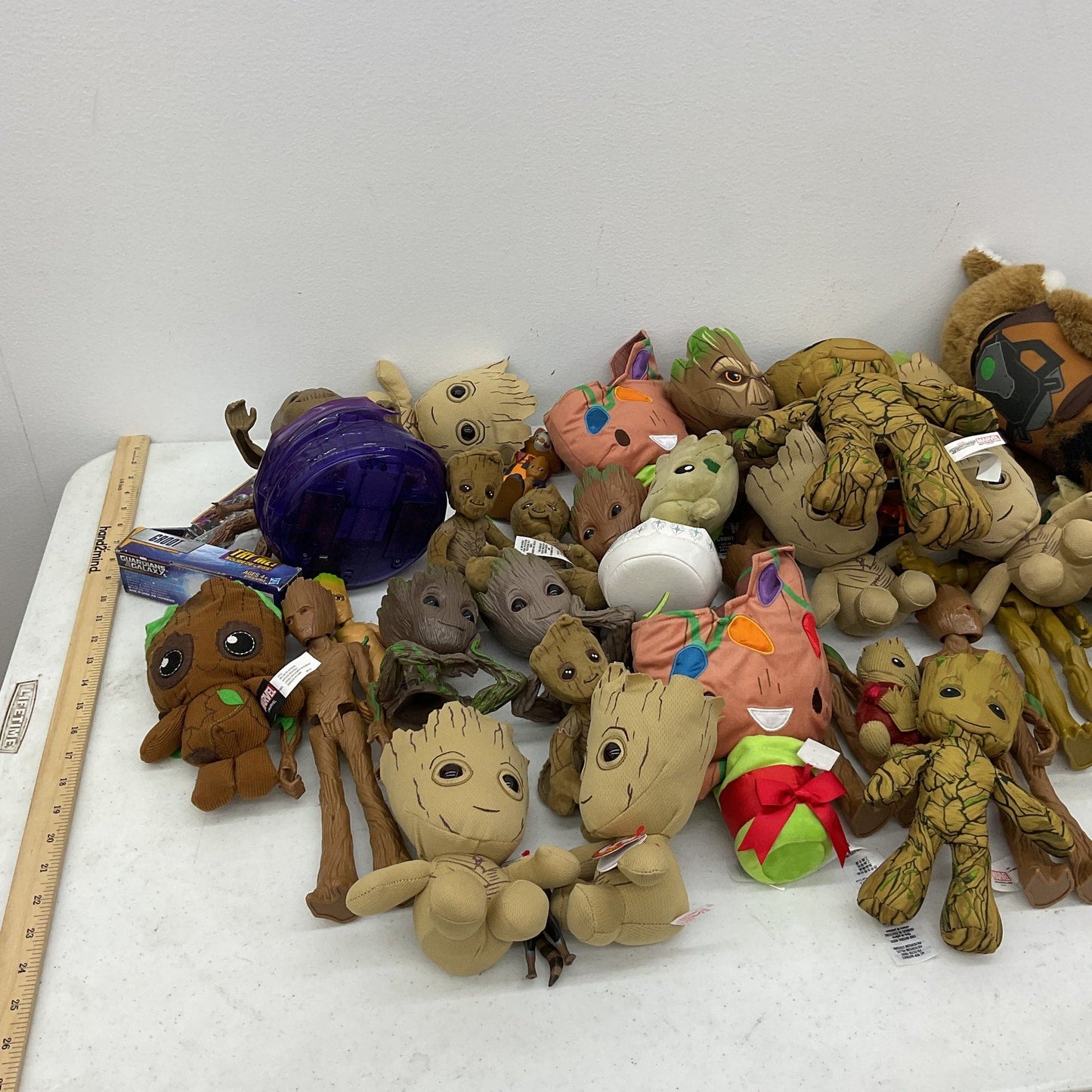 Preowned Mixed LOT 11 lbs Marvel Guardians of the Galaxy GROOT Plush Dolls Toys - Warehouse Toys