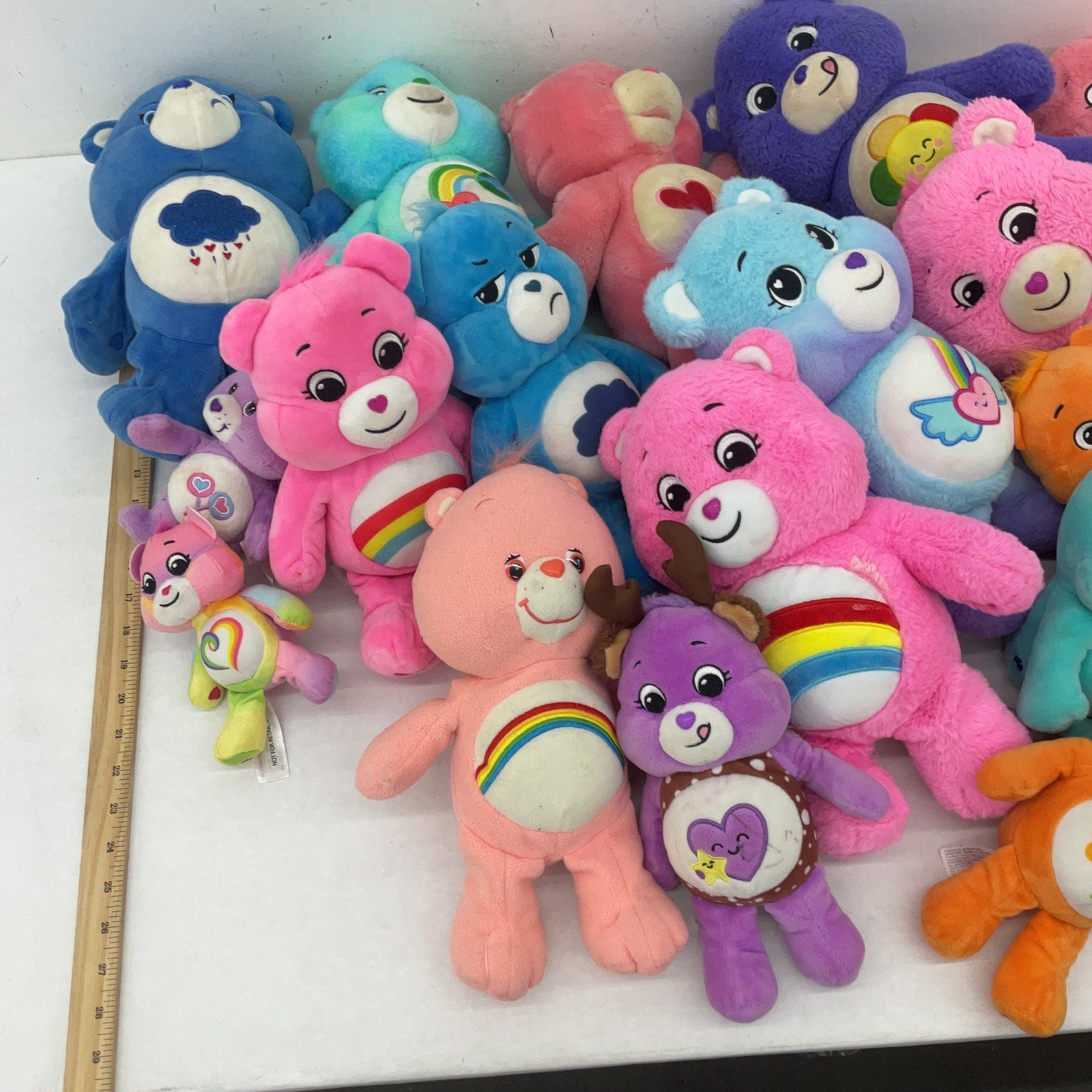 Preowned Mixed LOT 12 lbs Care Bears Character Plush Dolls Toys Stuffed Animals - Warehouse Toys