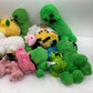 Preowned Mixed LOT 12 lbs Minecraft Plush Dolls Stuffed Toys Creeper Animals - Warehouse Toys