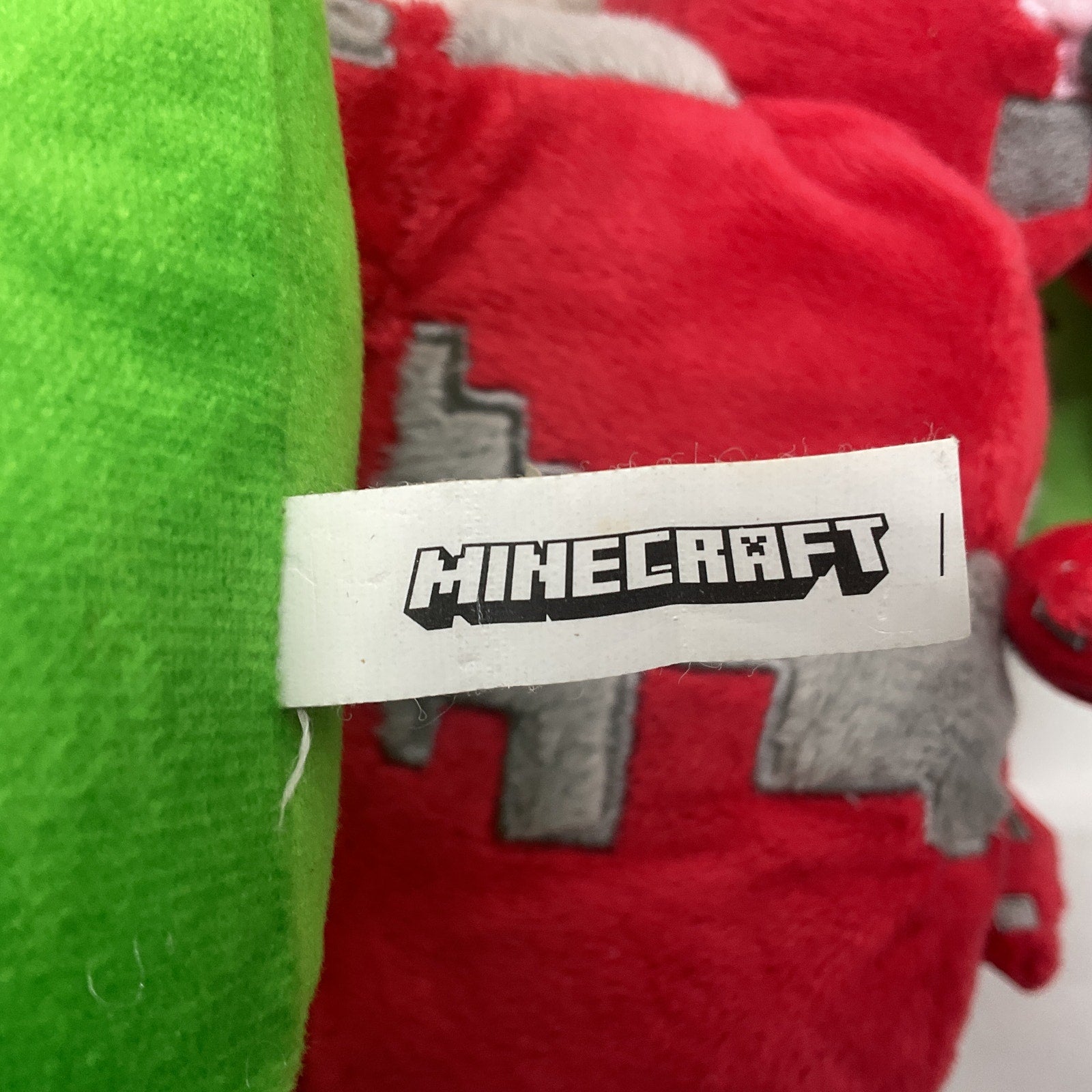 Preowned Mixed LOT 12 lbs Minecraft Plush Dolls Stuffed Toys Creeper Animals - Warehouse Toys