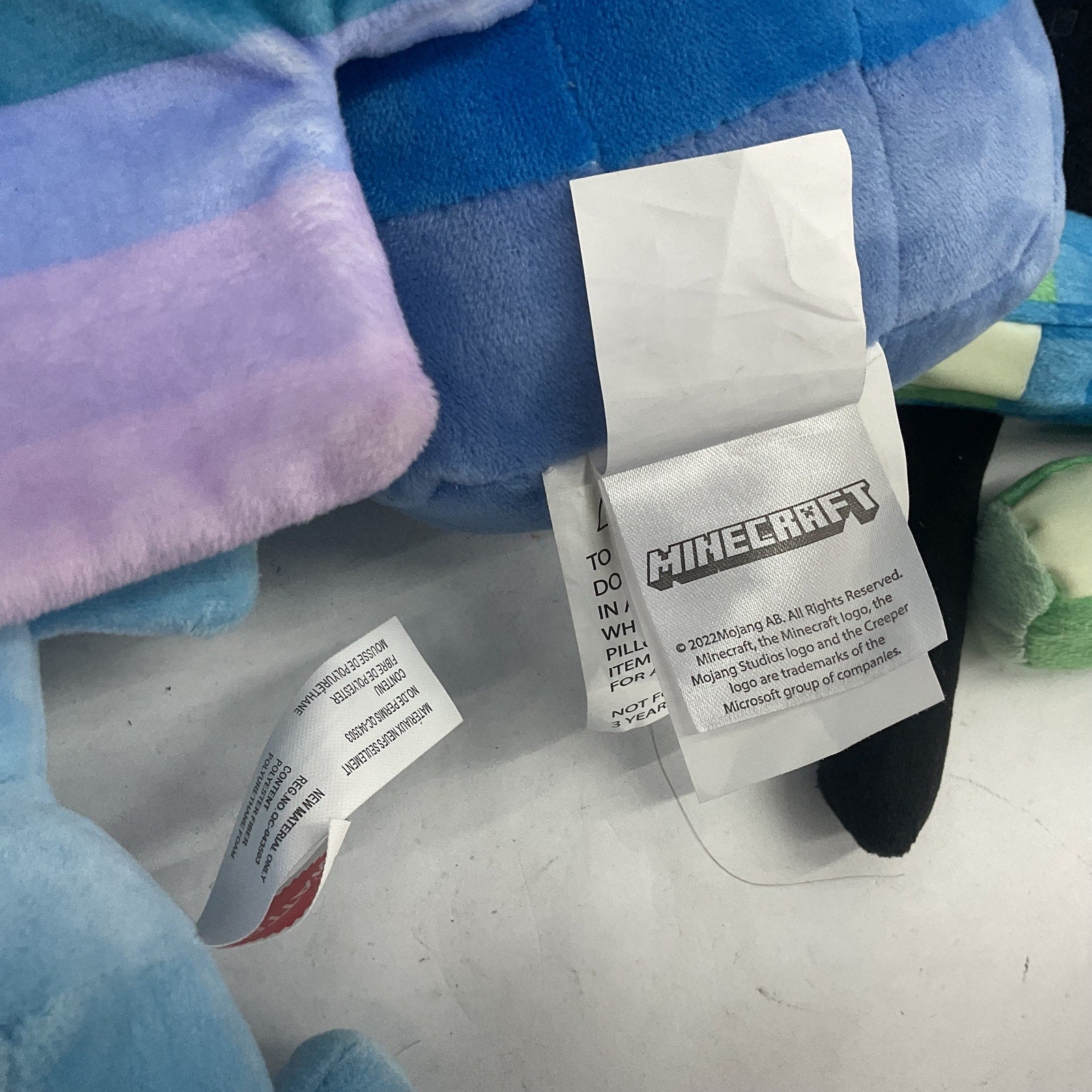 Preowned Mixed LOT 12 lbs Minecraft Plush Dolls Stuffed Toys Creeper Animals - Warehouse Toys