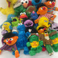 Preowned Mixed LOT 12 lbs Sesame Street Character Plush Dolls Stuffed Animals - Warehouse Toys