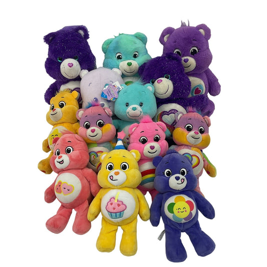 Preowned Mixed LOT 5 lbs Care Bears Character Plush Dolls Stuffed RARE SHARE CUB - Warehouse Toys