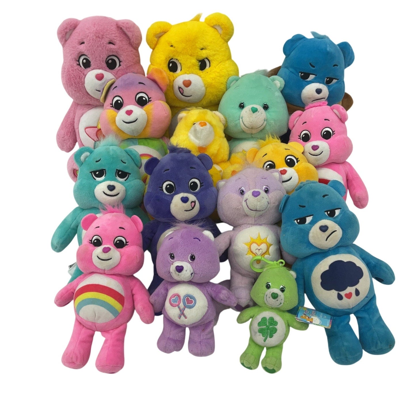 Preowned Mixed LOT 5 lbs Care Bears Plush Dolls Stuffed Animals Characters - Warehouse Toys