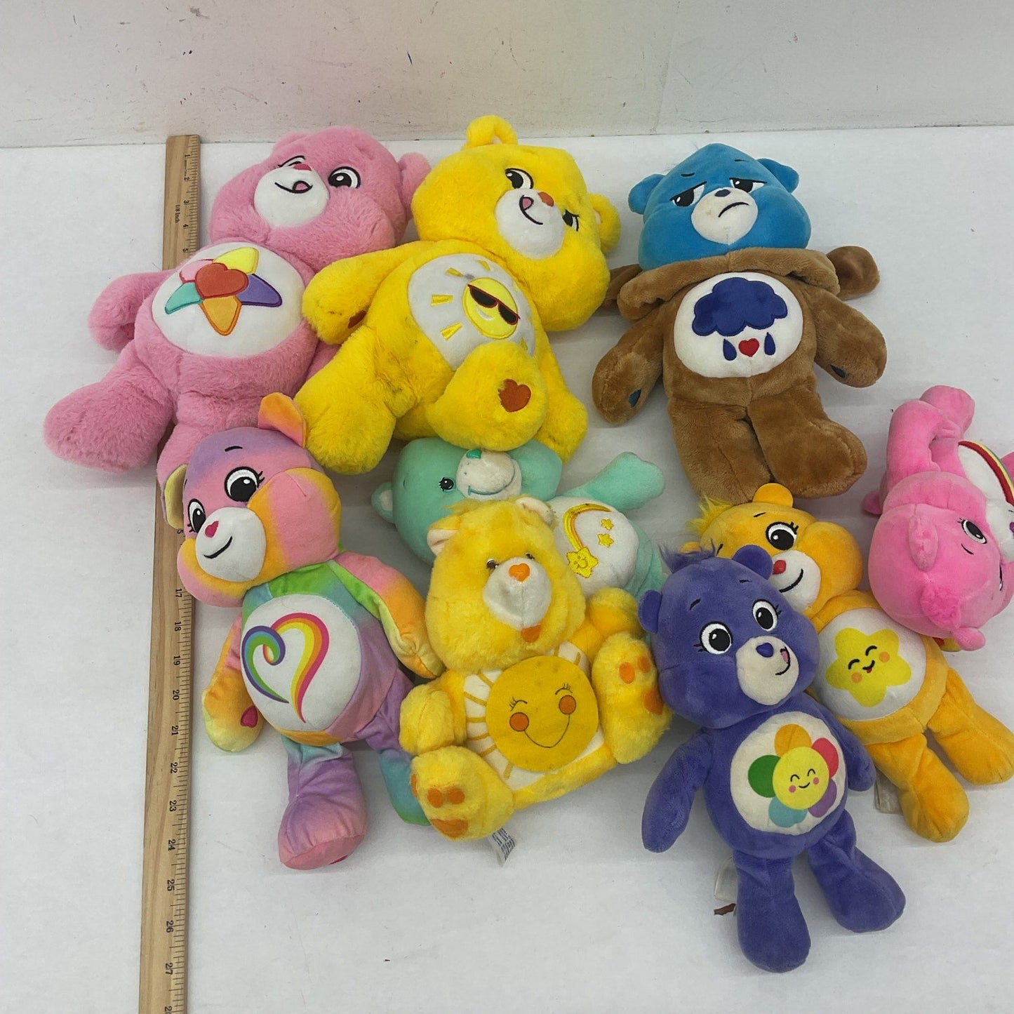 Preowned Mixed LOT 5 lbs Care Bears Plush Dolls Stuffed Animals Characters - Warehouse Toys