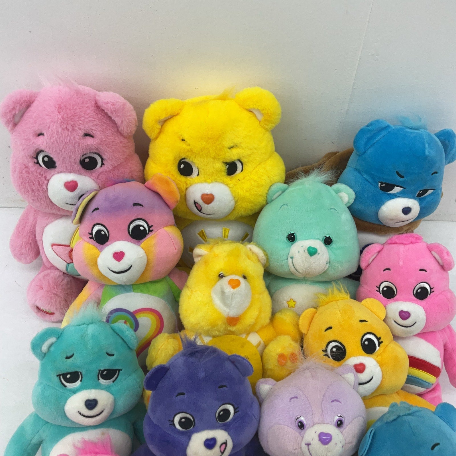 Preowned Mixed LOT 5 lbs Care Bears Plush Dolls Stuffed Animals Characters - Warehouse Toys