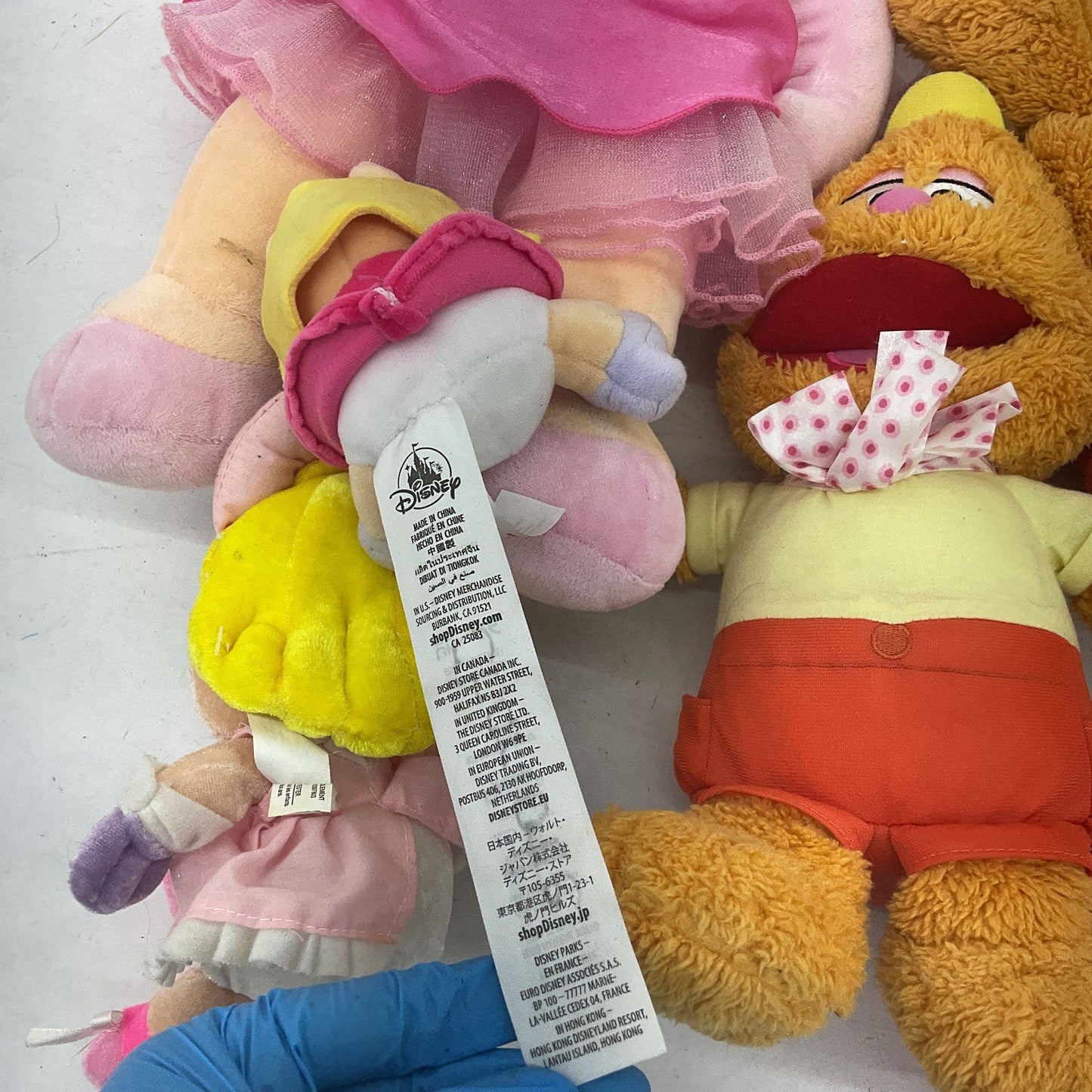 Preowned Mixed LOT 5 lbs The Muppets Animal Fozzie Plush Dolls Stuffed Animals - Warehouse Toys