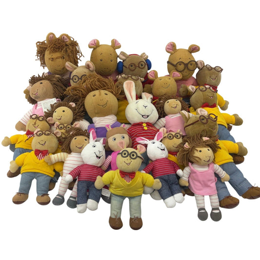 Preowned Mixed LOT Arthur Read Aardvark D.W. Buster Plush Dolls Stuffed 12 lbs - Warehouse Toys