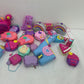 Preowned Mixed LOT Polly Pocket Compact Play Sets Toy Cases 20 lbs Pink Purple - Warehouse Toys