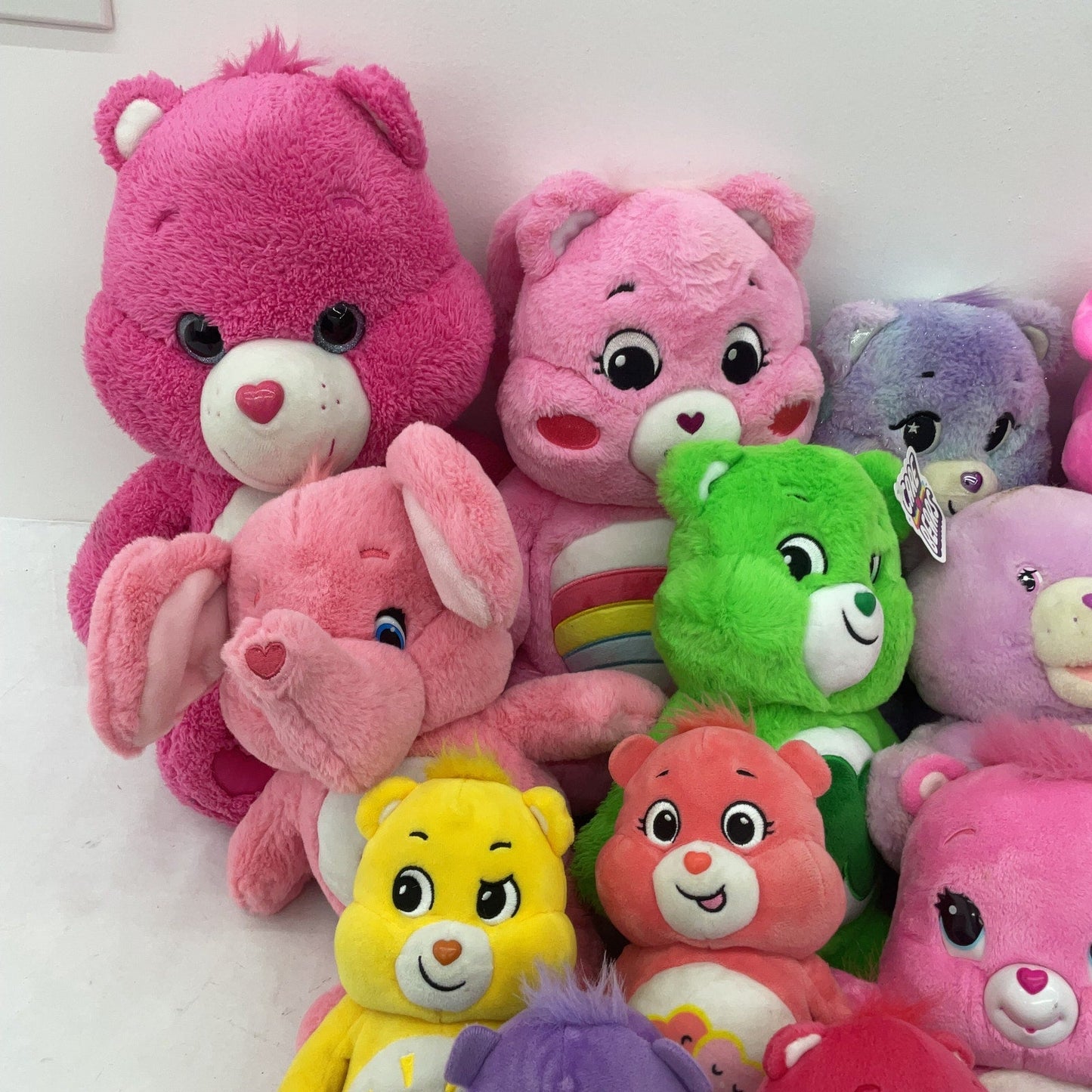 Preowned Mixed Plush Dolls LOT 12 lbs Care Bears Stuffed Animals Characters - Warehouse Toys