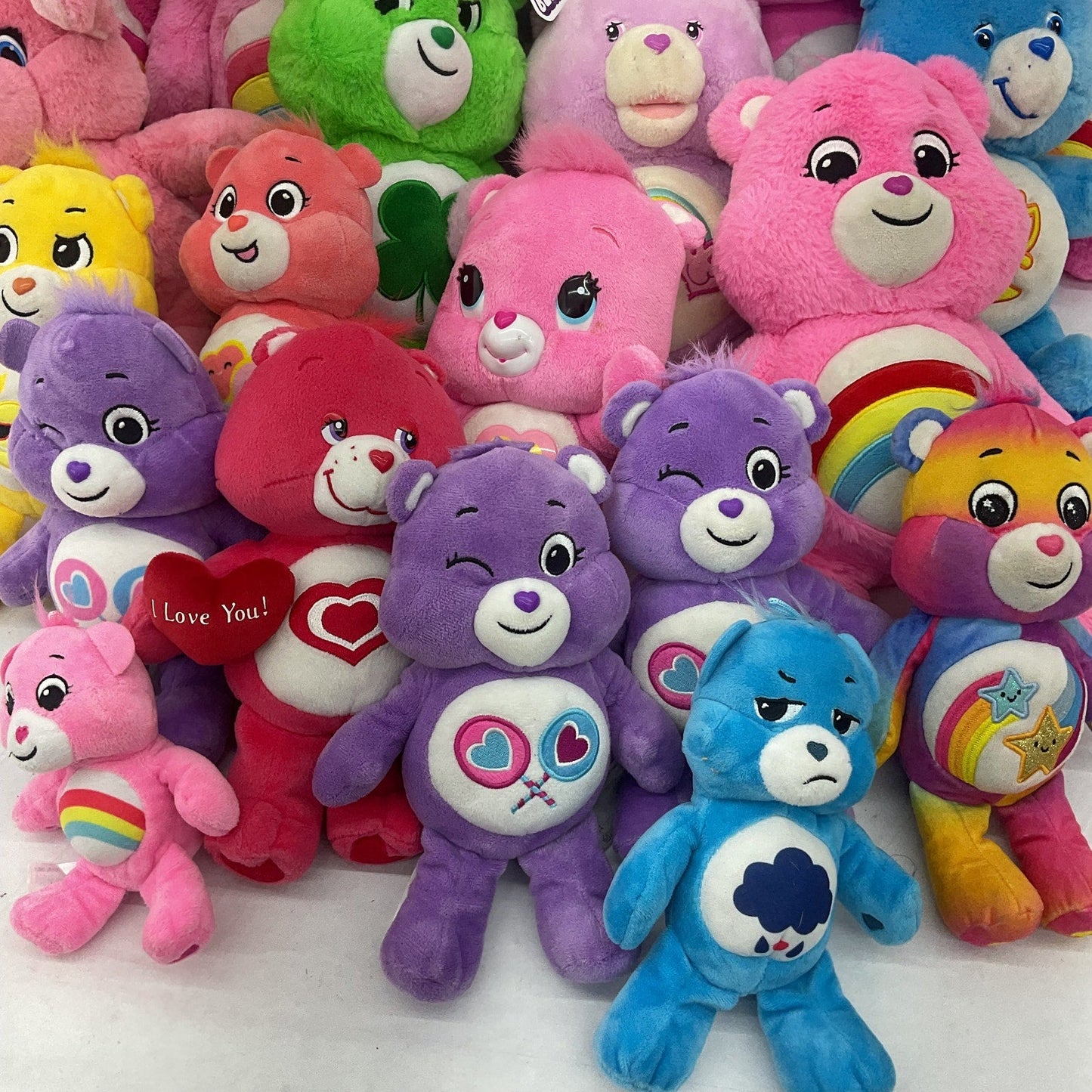 Preowned Mixed Plush Dolls LOT 12 lbs Care Bears Stuffed Animals Characters - Warehouse Toys