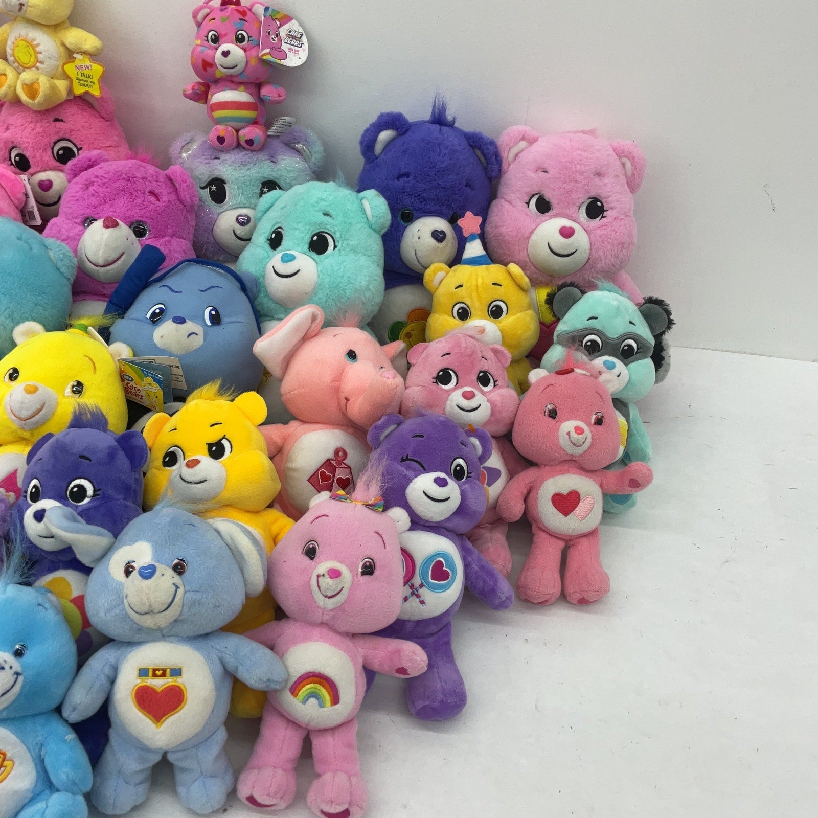 Preowned Mixed Stuffed Animals LOT 12 lbs Care Bears Colorful Teddy Plush Dolls - Warehouse Toys