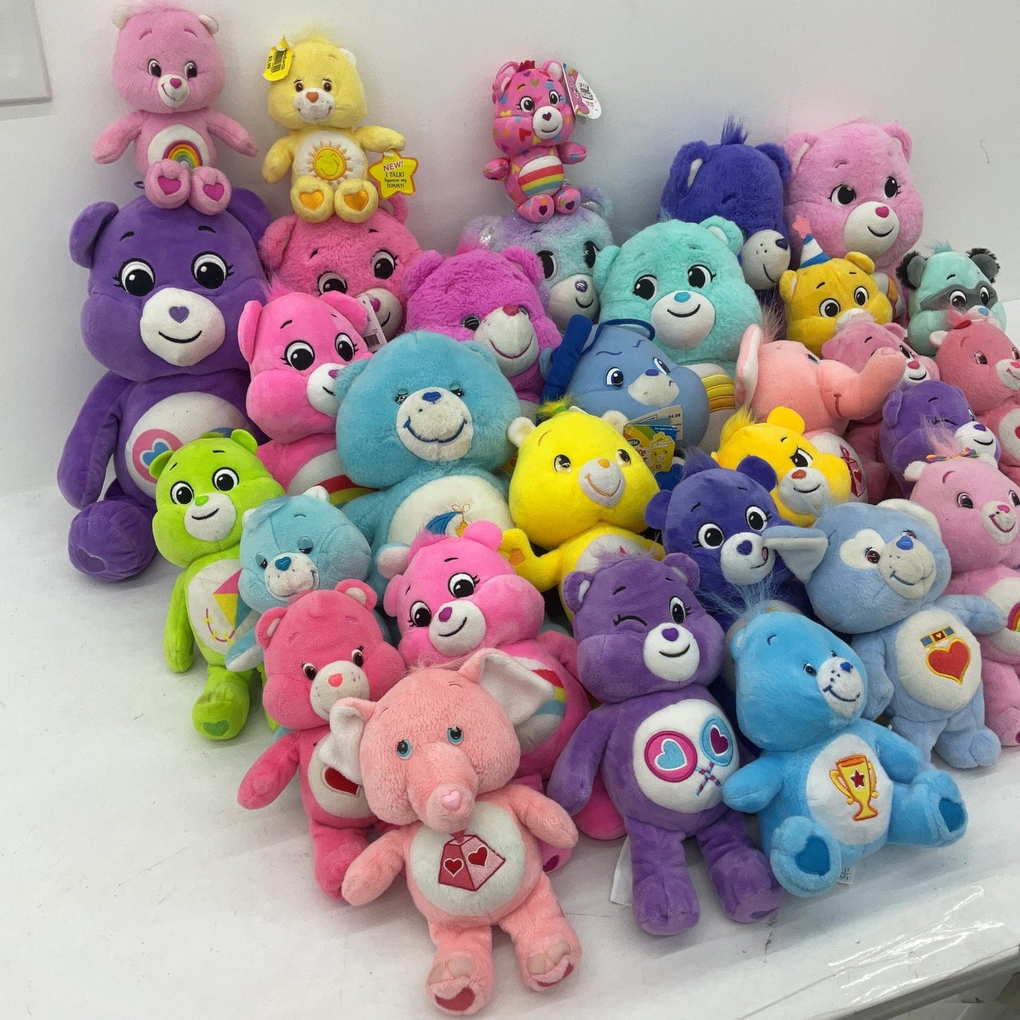 Preowned Mixed Stuffed Animals LOT 12 lbs Care Bears Colorful Teddy Plush Dolls - Warehouse Toys