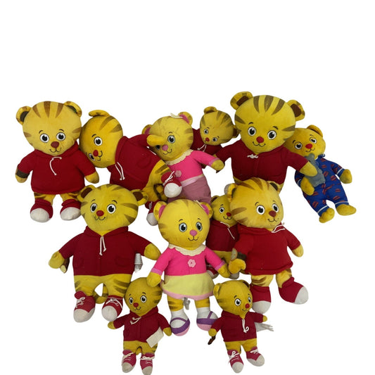 Preowned Mr Rogers Neighborhood Daniel Tigers Character Plush Dolls LOT 5 lbs - Warehouse Toys