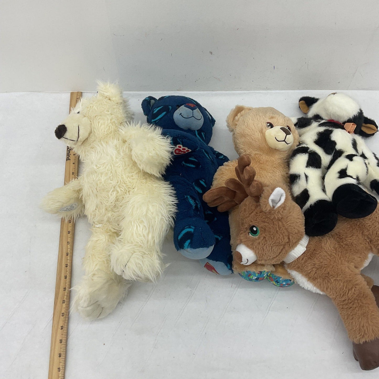 Preowned Multicolor Build A Bear Workshop Stuffed Animals LOT 12 lbs Xmas Dinos - Warehouse Toys