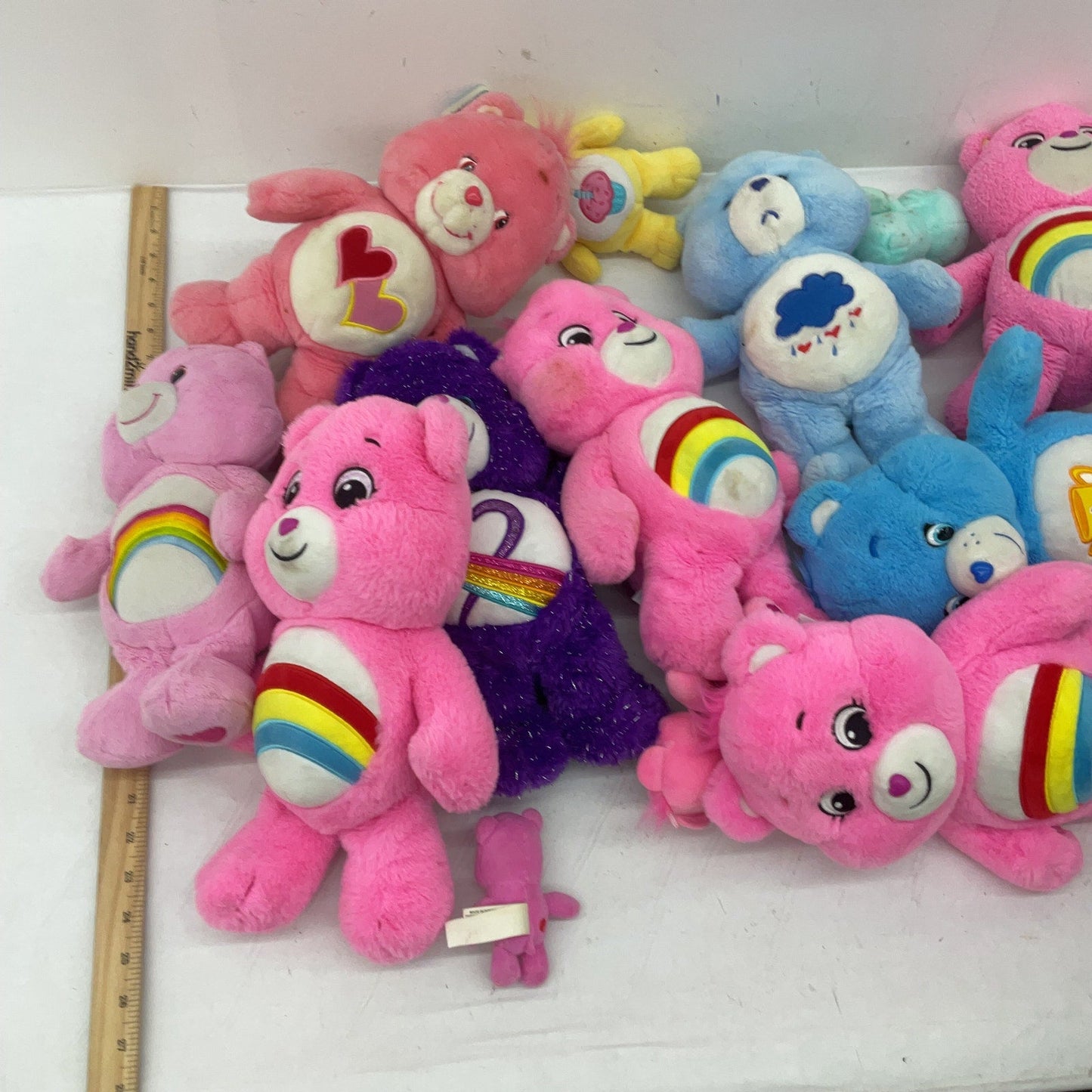 Preowned Multicolor Care Bears Stuffed Animals 14 lbs LOT Grumpy Funshine Mixed - Warehouse Toys