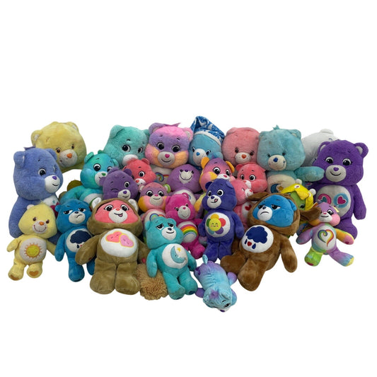 Preowned Multicolor Care Bears Stuffed Animals LOT 13+ lbs! Plush Dolls Colorful - Warehouse Toys