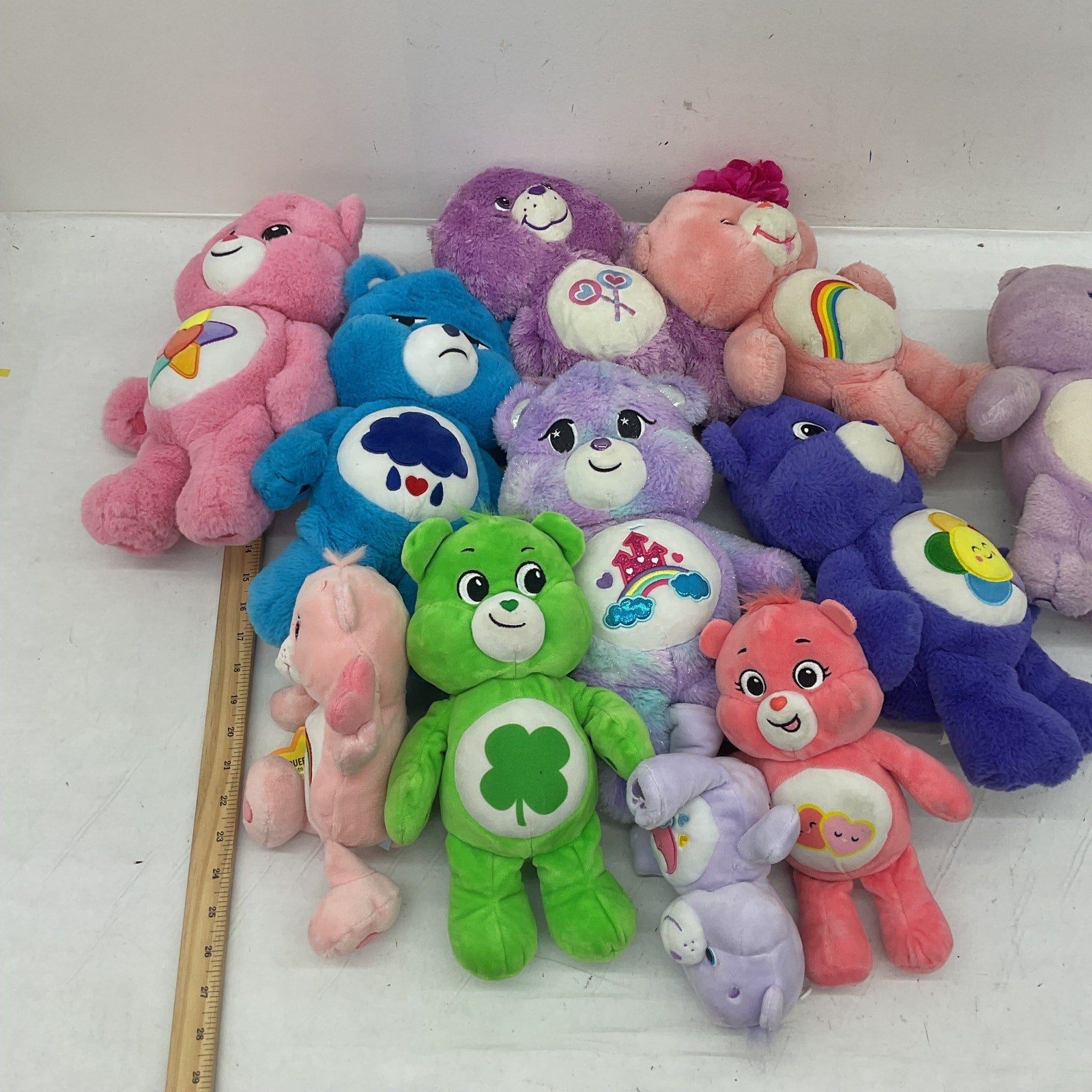 Preowned Multicolor Care Bears Stuffed Toys Mixed LOT 5 lbs Cheer Bear Grumpy - Warehouse Toys