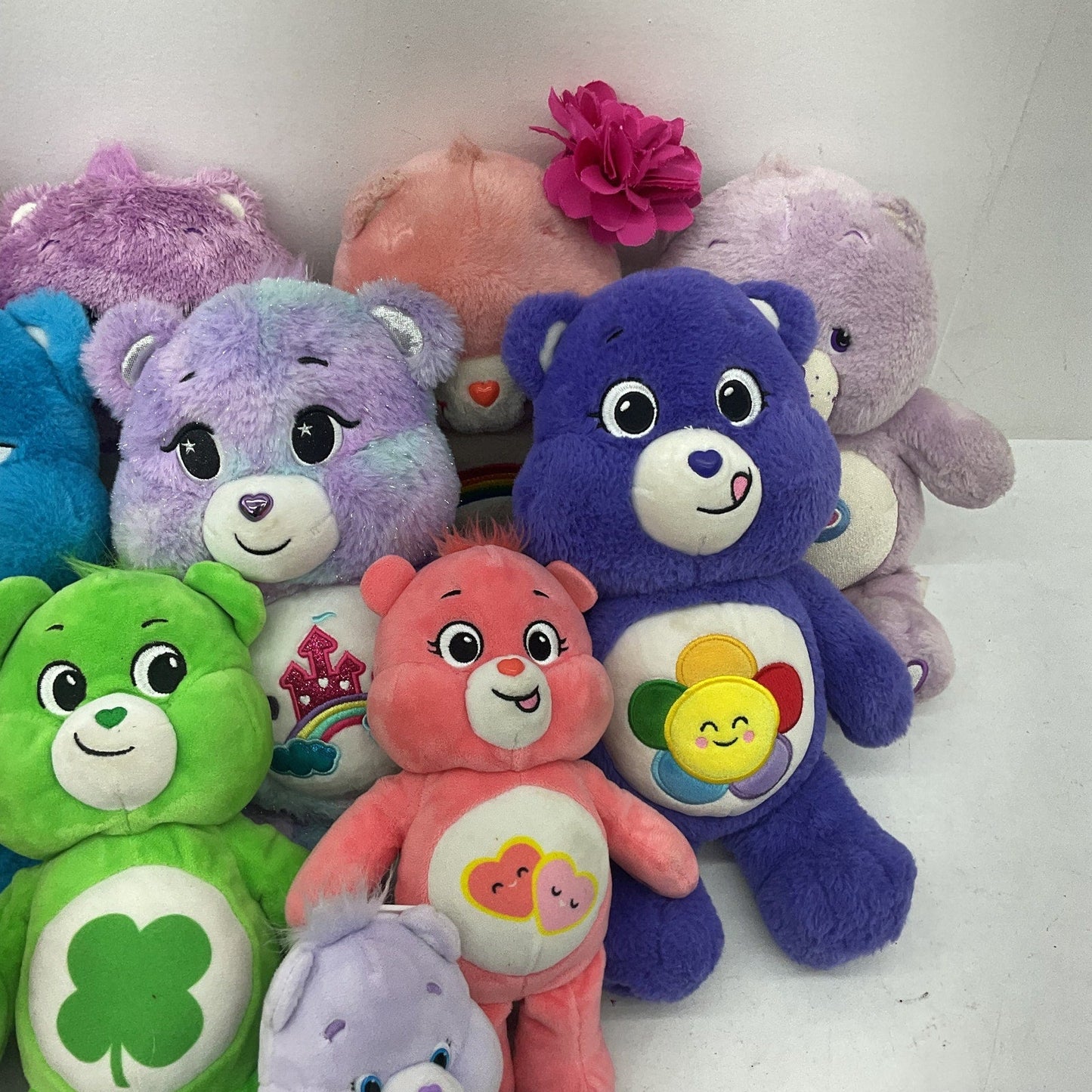 Preowned Multicolor Care Bears Stuffed Toys Mixed LOT 5 lbs Cheer Bear Grumpy - Warehouse Toys