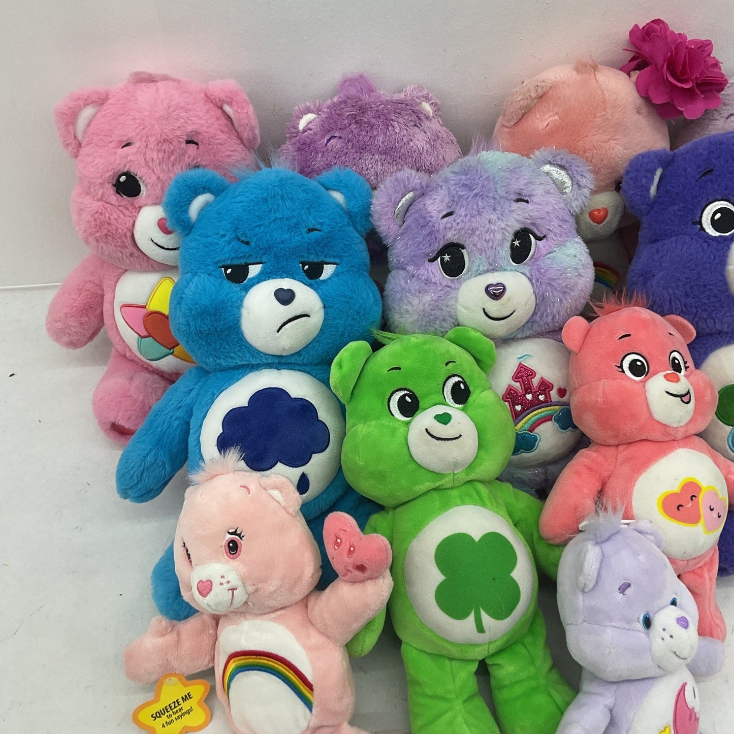 Preowned Multicolor Care Bears Stuffed Toys Mixed LOT 5 lbs Cheer Bear Grumpy - Warehouse Toys