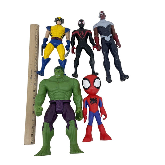 Preowned Multicolor Marvel Action Figure Collection Figures Loose LOT Spiderman - Warehouse Toys