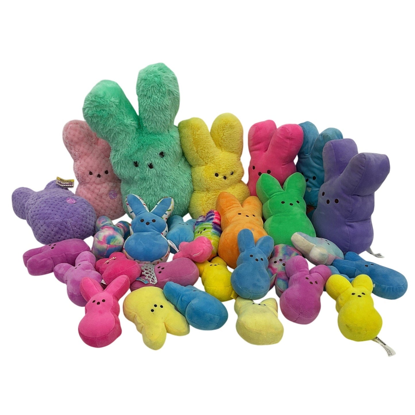 Preowned Multicolor Peeps Stuffed Animal Toys LOT 9 lbs Easter Mascot Bunny - Warehouse Toys