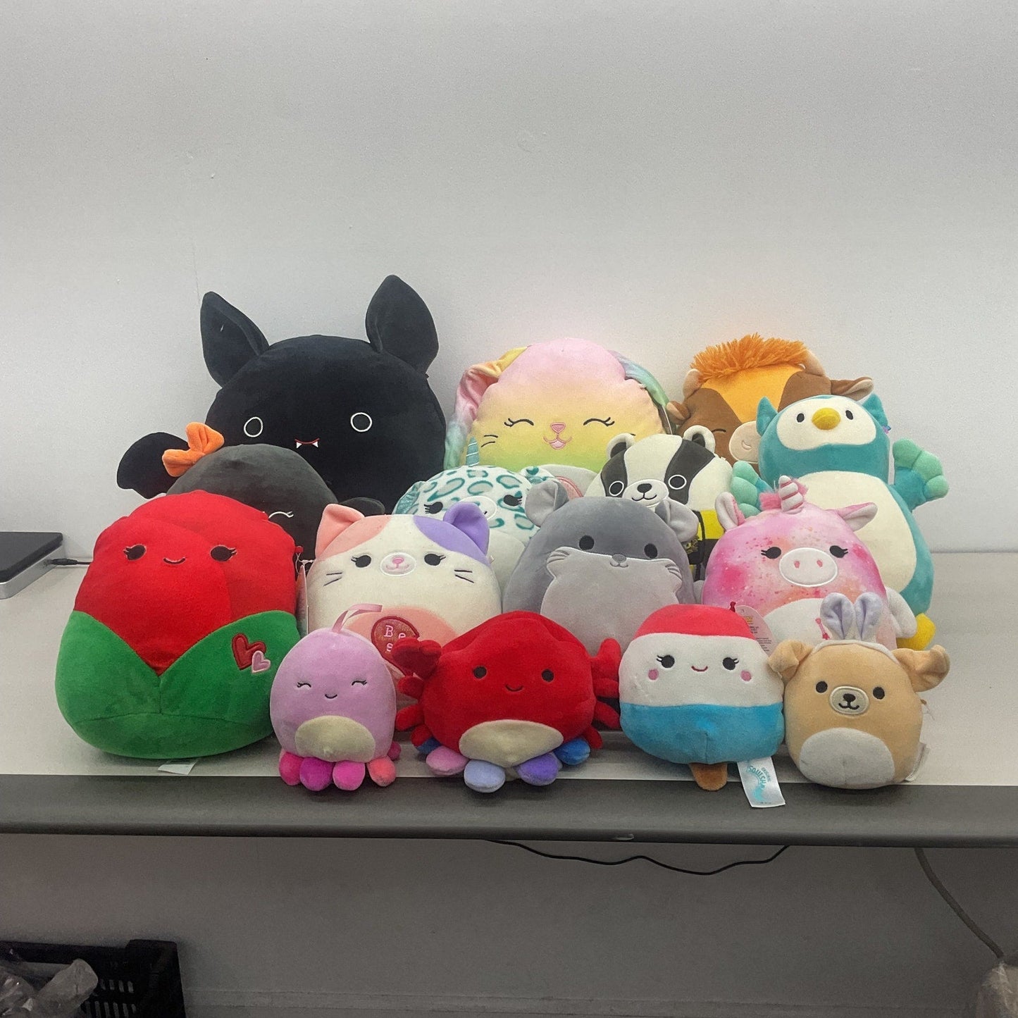 Preowned Multicolor Squishmallows Stuffed Animal Plush Toy Wholesale Lot - Warehouse Toys